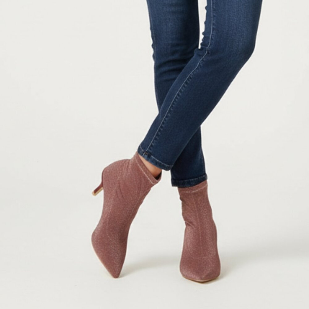 NIB Jaggar DECADENCE SOCK BOOT GRAPE